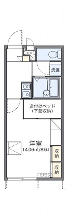 レオパレスプレジャータウンIIの物件間取画像